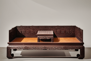 床 规格:216x196, 架子床因床上有顶架而得名,是中国传统的古典家具