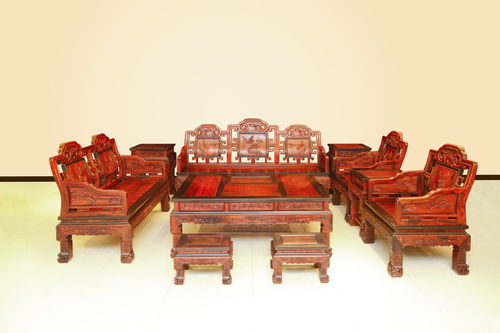 大红酸枝 君临天下沙发10件套